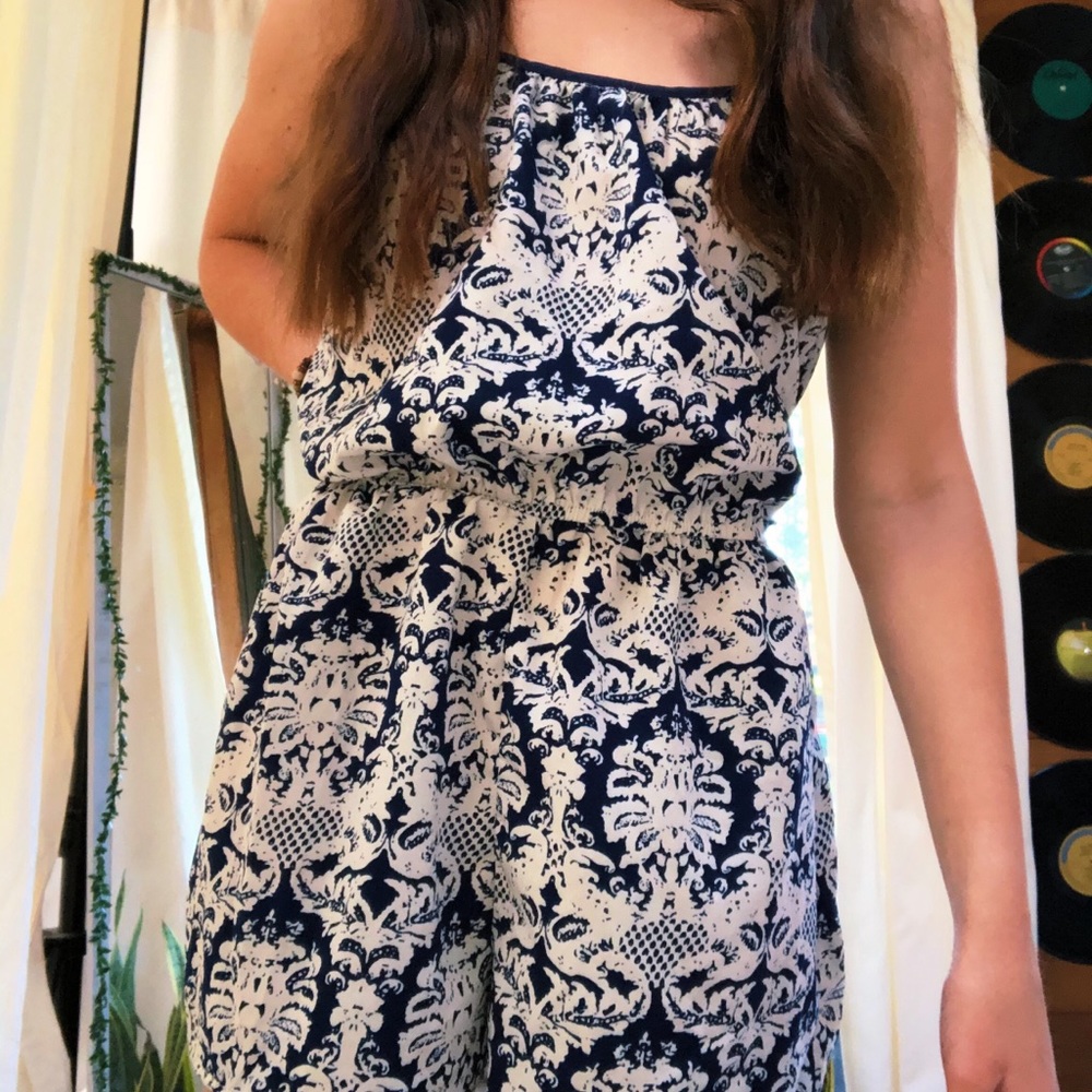Charlotte Russe flowy jumper/romper